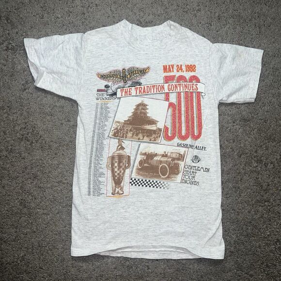Vintage 1992 Indianapolis Indy 500 Racing T Shirt Women S Large Single Stitch - Picture 1 of 7